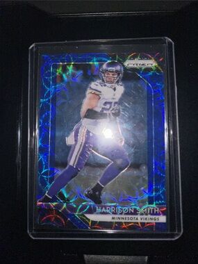 Prizm Harrison Smith Minnesota Vikings Football Trading Card - Blue Holo 48/99